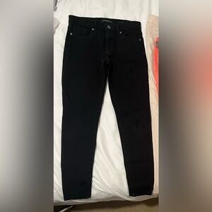 Banana Republic Mid Rise Black Skinny Jeans